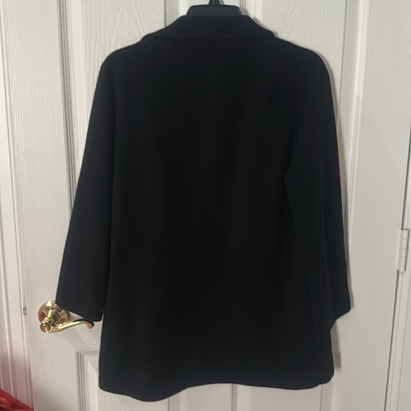 J. Crew Women's Black knit Blazer as medium - Picture 5 of 5